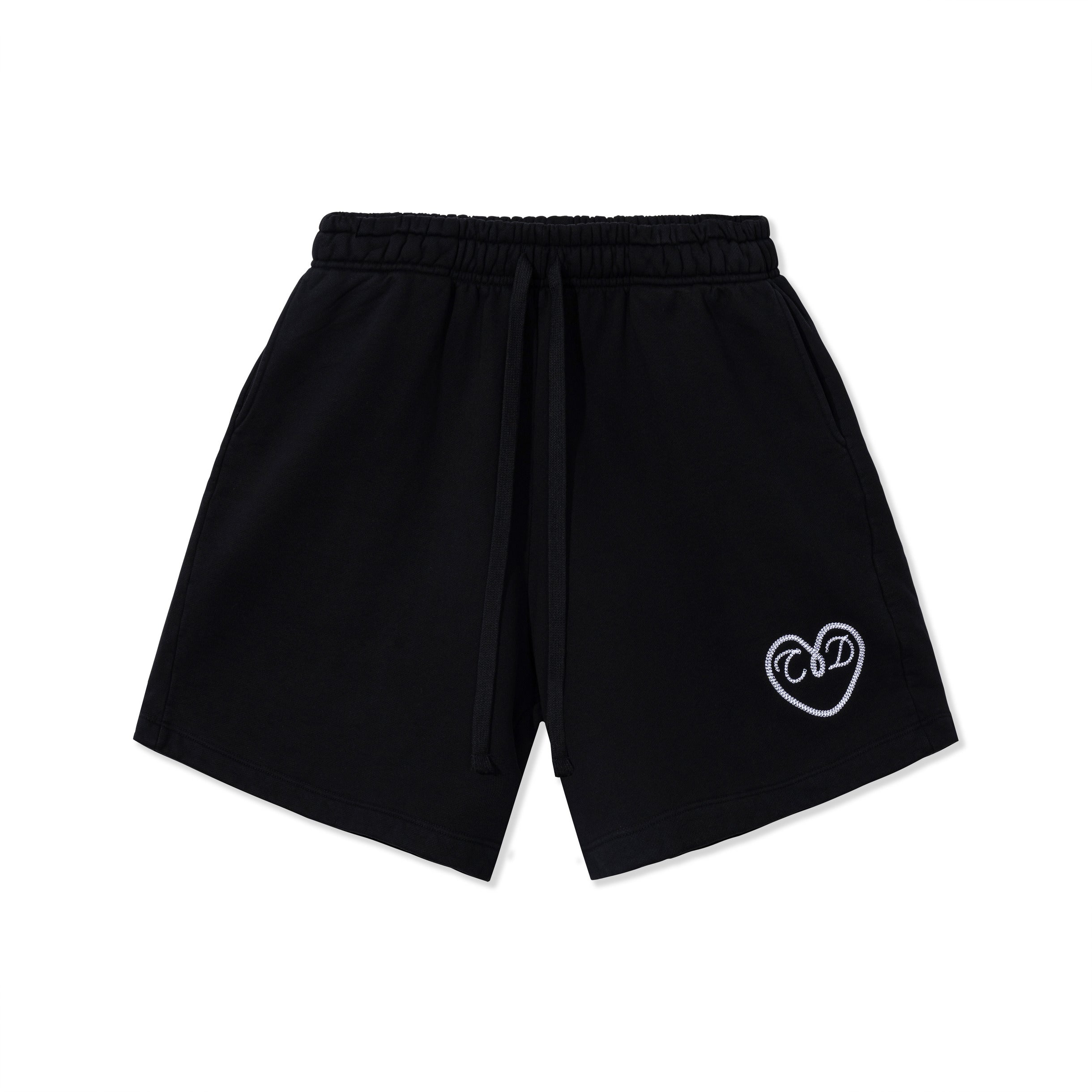 ★OY★VINTAGE WASHED HEART SHORTS - BLACK★正規品/直送料込 Black VERSA SHORTS - Comfortable Black Shorts – 021 Originals