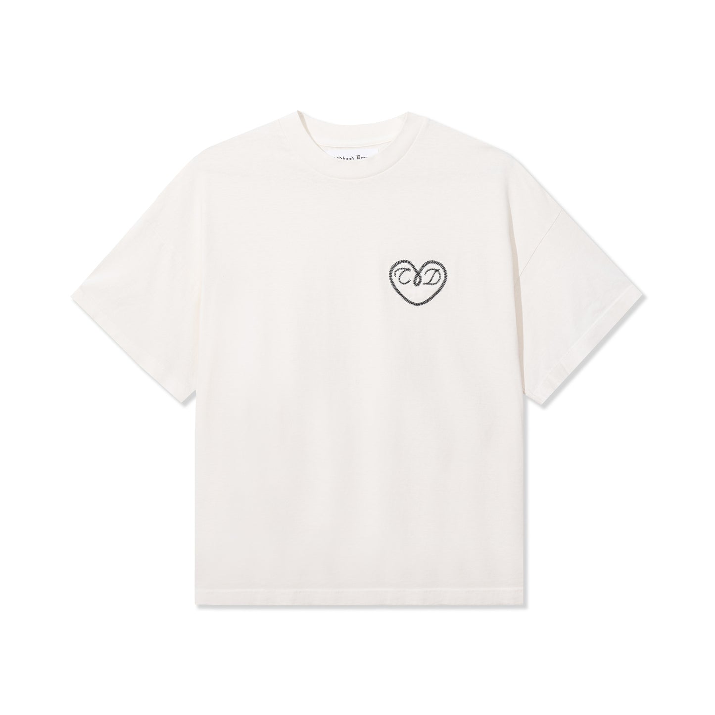 HEART T SHIRT WHITE